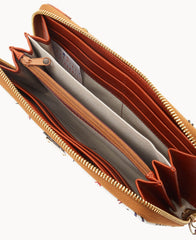 MLB Rockies Large Zip Around Wristlet