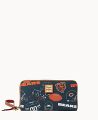 NFL Bears Large Zip Around Wristlet