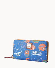 Collegiate University of Florida Large Zip Around Wristlet