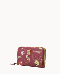 Collegiate Florida State University Large Zip Around Wristlet