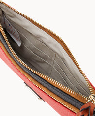 MLB Cardinals Double Zip Wristlet