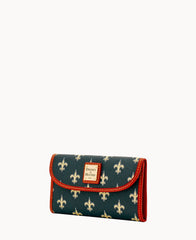 NFL Saints Continental Clutch