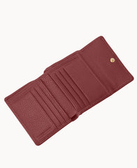 Pebble Grain Small Flap Wallet