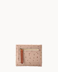 Ostrich Small Flap Wallet