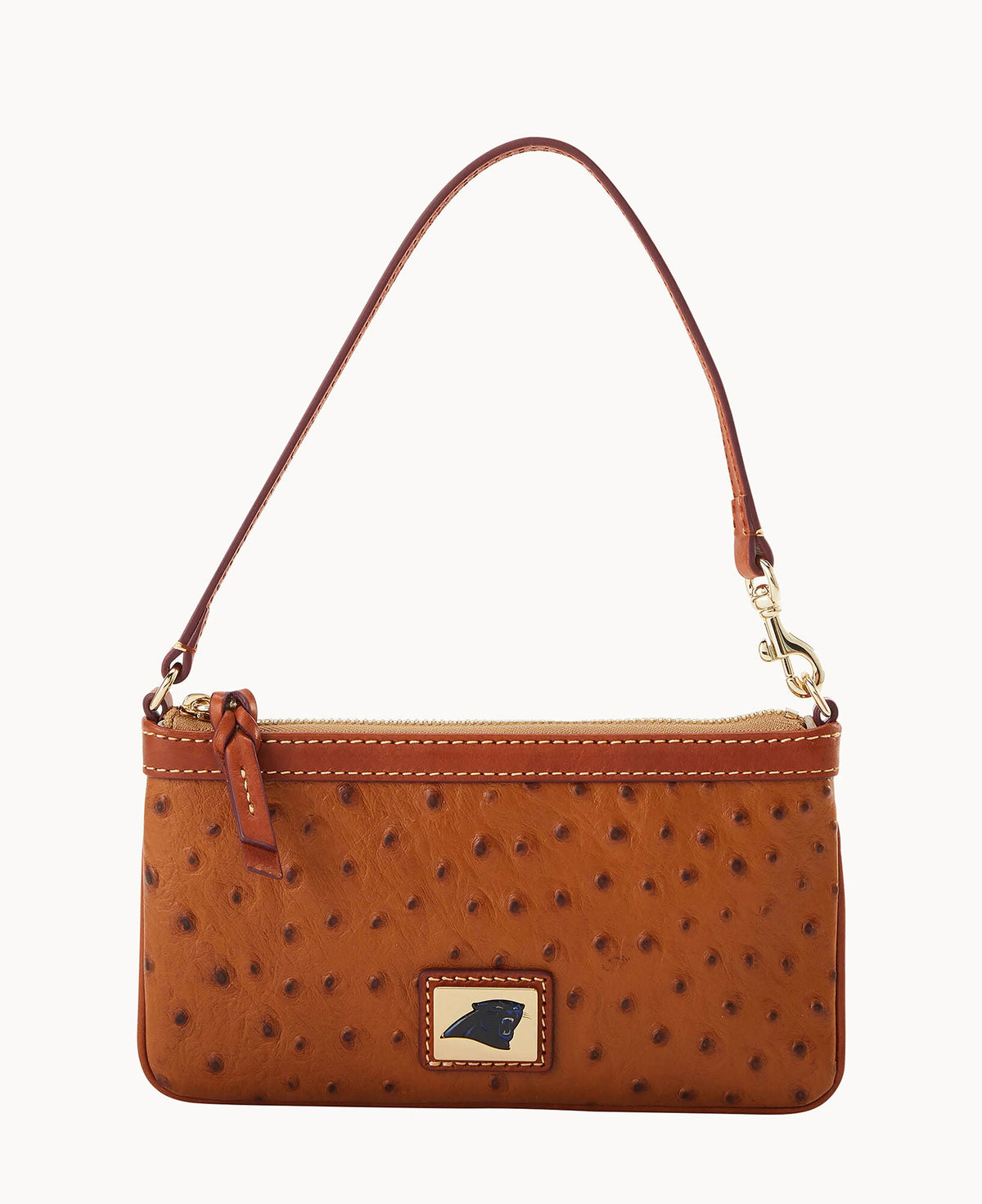 NFL Panthers Large Slim Wristlet