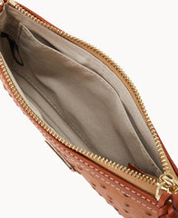 NFL Panthers Large Slim Wristlet